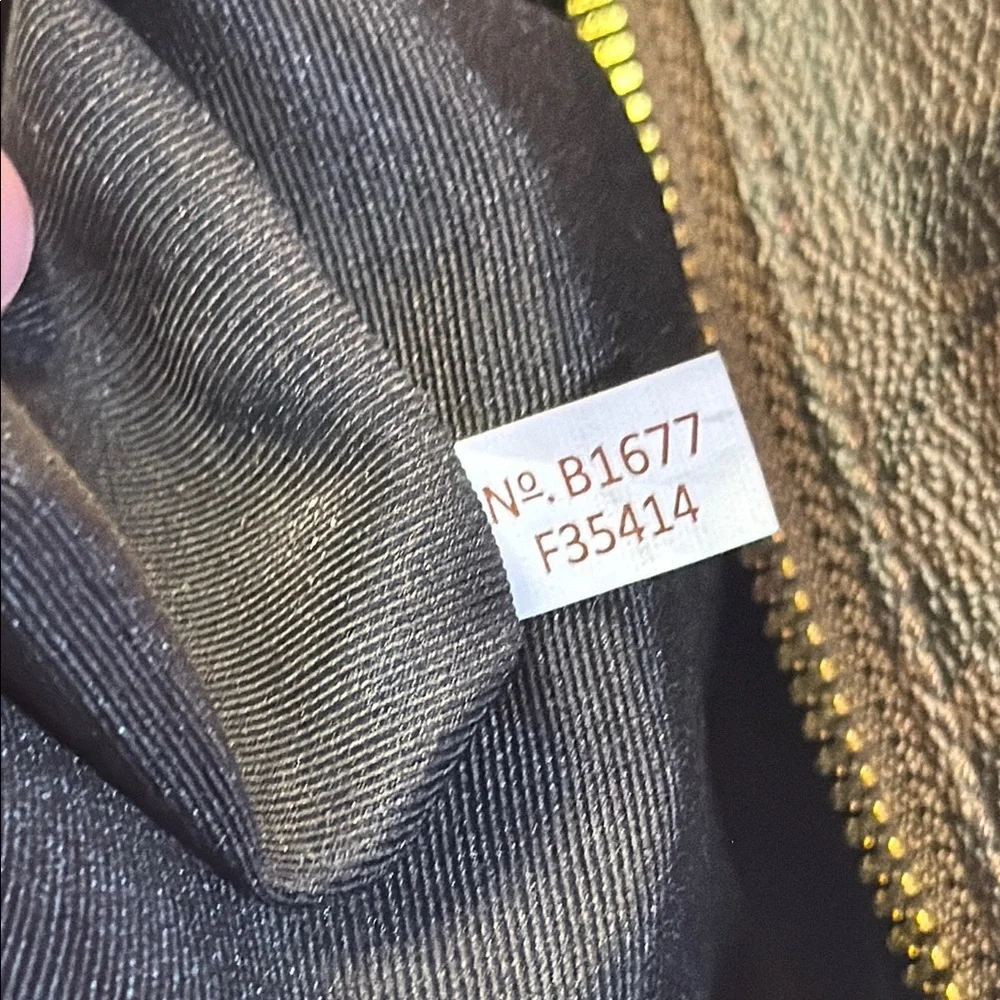 Coach Diaper Bag F35414 Signature Canvas Tote Brown Black Gold Hardware - Picture 16 of 16